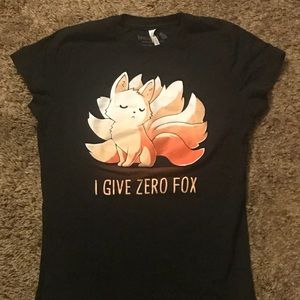 Teeturtle Tops I Give Zero Fox Tee Poshmark